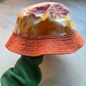 Aerie Tie-Dye Bucket Hat - Orange, Pink, Yellow